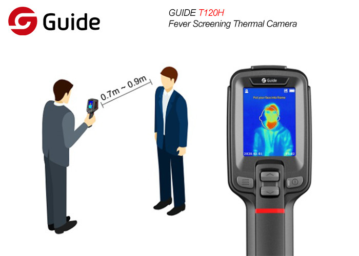 Hand-IR-Wärmebildgebungs-Thermometer IP54 mit Warnungs-Funktion
